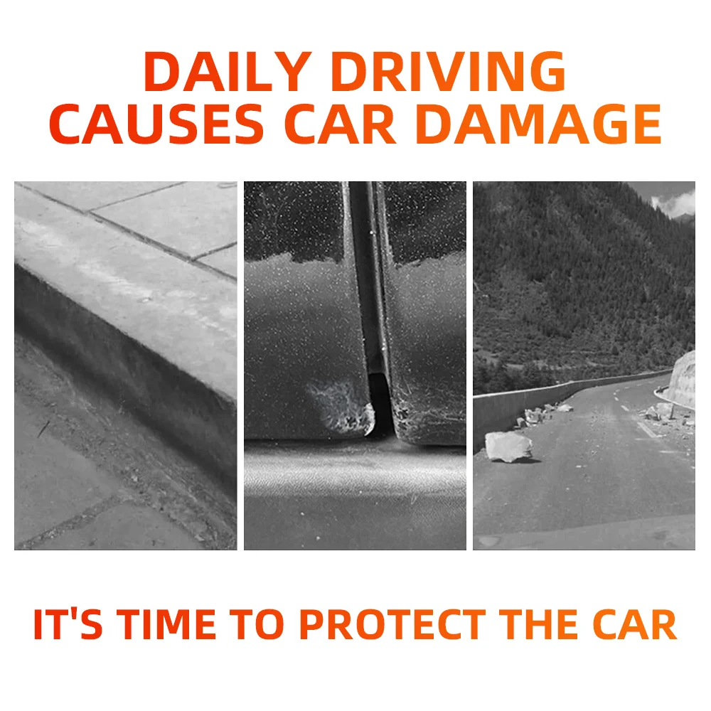 Прозрачная эпоксидная Силиконовая Защитная пленка для уголков двери автомобиля