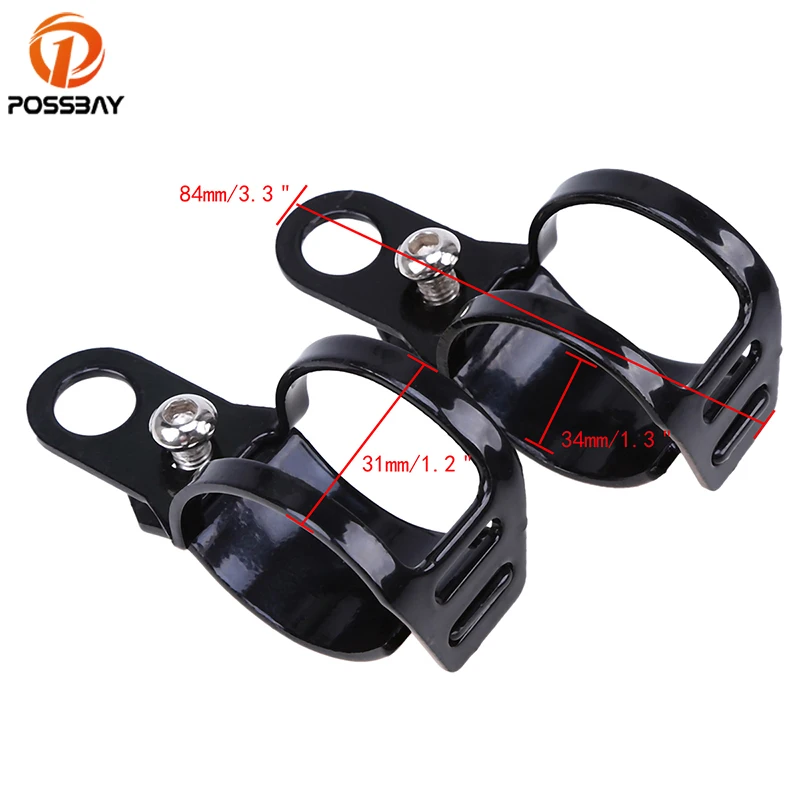 Кронштейн для поворотников POSSBAY хромированный держатель мотоциклетной лампы