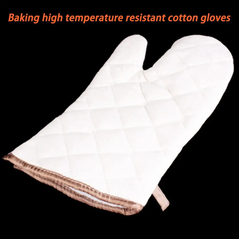 

2 Piece Cute Non-slip Cotton Fashion Nordic Kitchen Cooking microwave gloves baking BBQ potholders Oven mitts