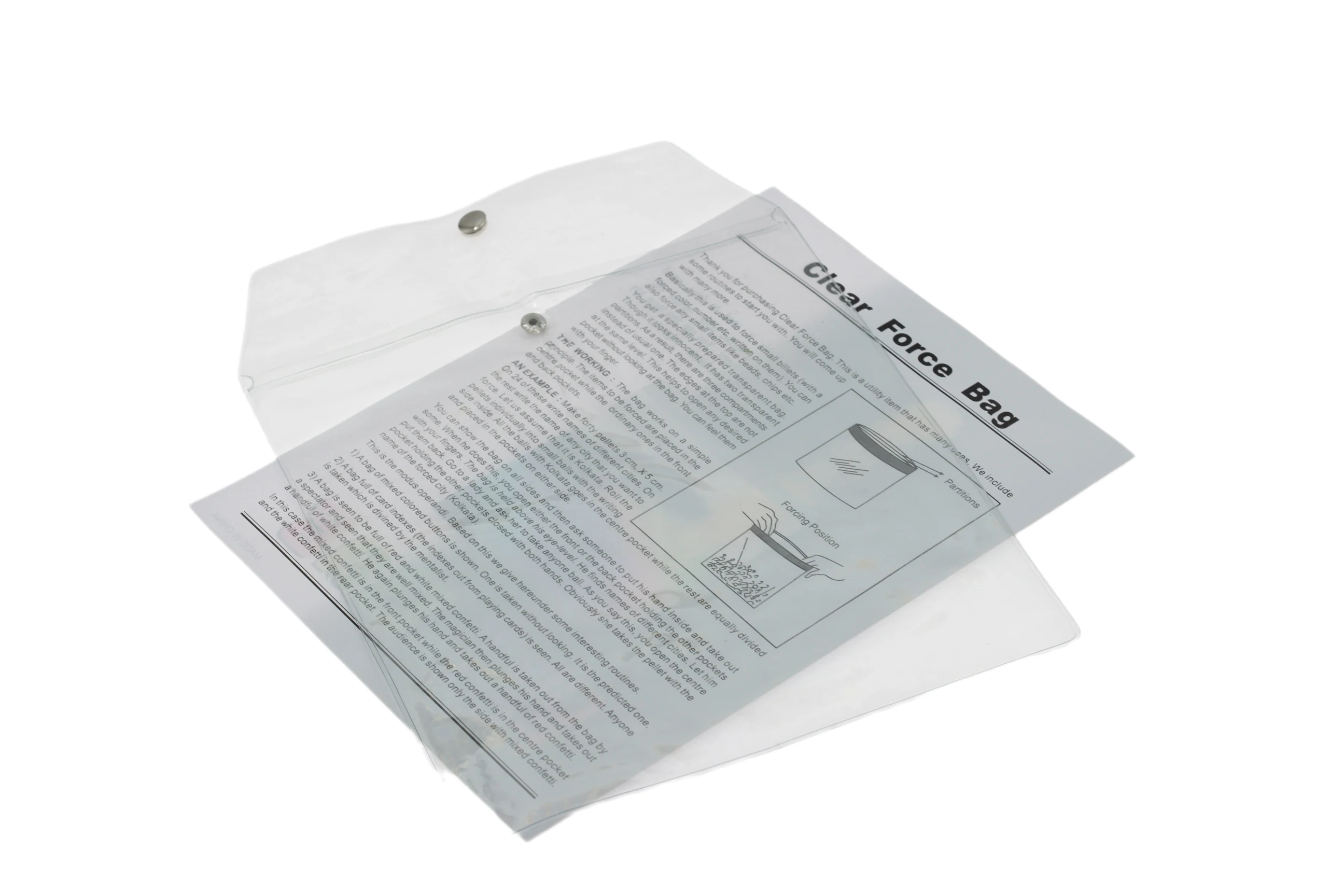 Супер сила мешок (прозрачный) ментализм Волшебные трюки волшебник Удивительные