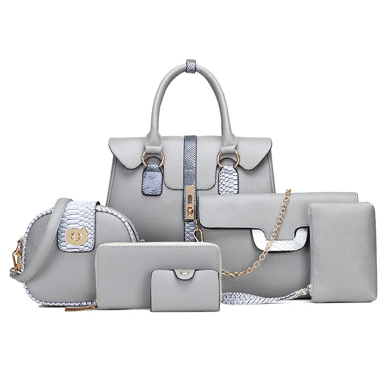 Женские сумки шесть комплектов модных сумок в европейском и американском стиле |
