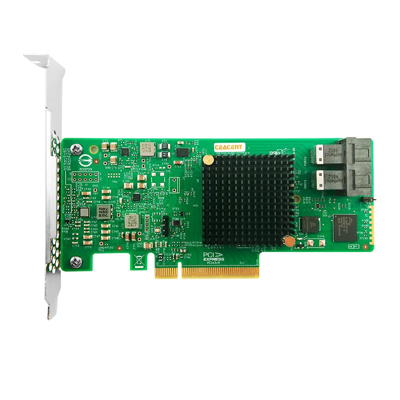 Контроллер Ceacent AS3008R 9311 8I SAS + SATA ИК контроллер hoпрямой D0/1/1E SFF8643 * 2 12Gbs PCIe3.0 D0/1/1E|Платы