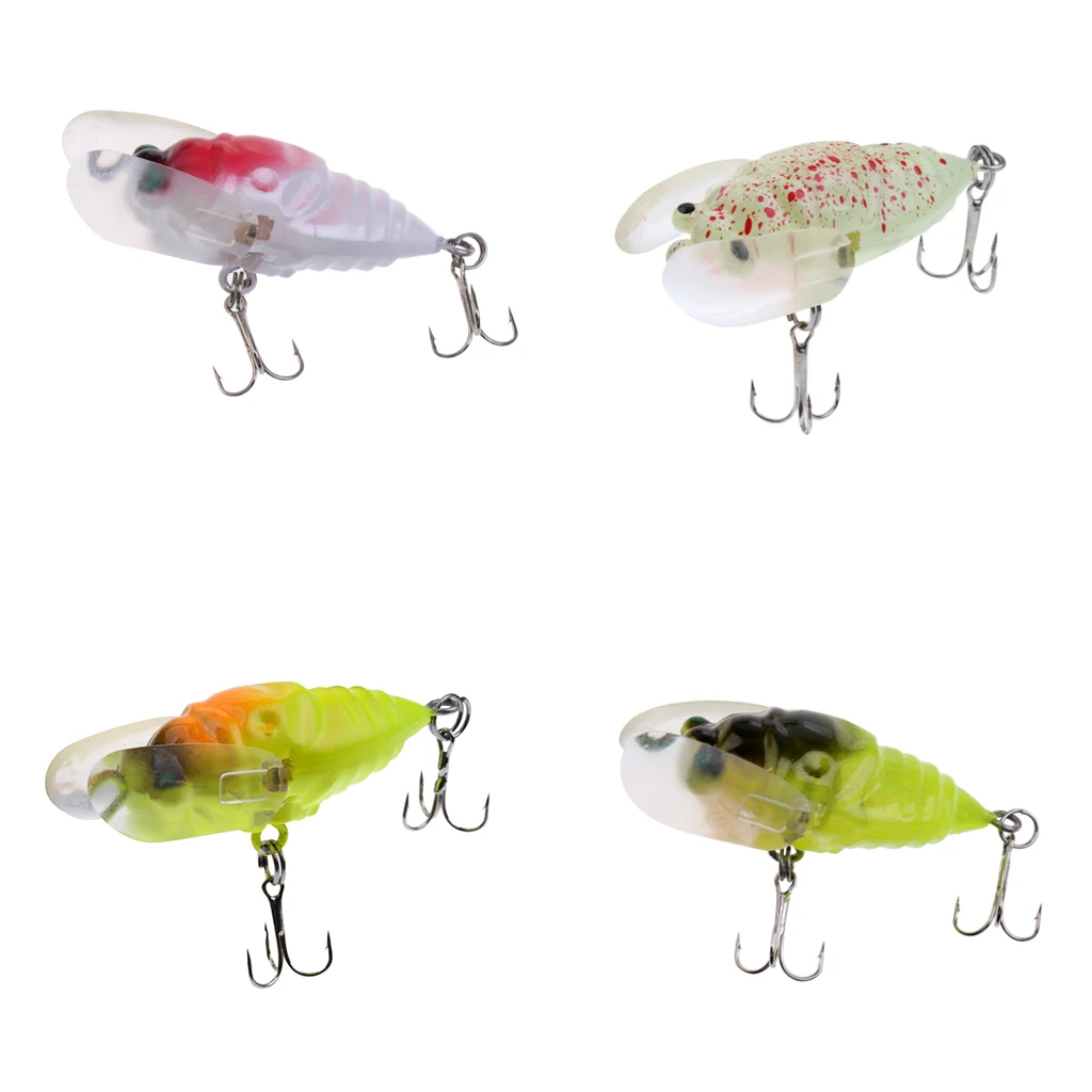 Крылатый Цикада Topwater Popper Crawler пресноводные приманки приманка для ловли окуня