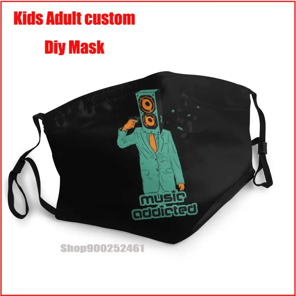 

Музыкальная самодельная маска для лица, модная маска для лица s смываемая маска, маска для лица, многоразовые маски