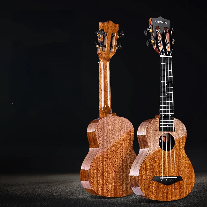 

Укулеле сопрано, 4 струны, для концерта, 26 дюймов, акустический Дорожный комплект, гавайская гитара из красного дерева, музыкальные инструме...