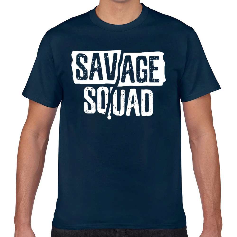 Мужская футболка с надписью savage Team | одежда