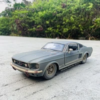 maisto 124 old 1967 ford mustang gt simulation alloy car model crafts decoration collection toy tools gift