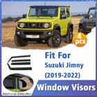 Козырек Оконный Для Suzuki Jimny 2019-2022, 4 шт., крышка на вентиляционное отверстие, навесные укрытия, защита от солнца, дождя, дефлектор, аксессуары