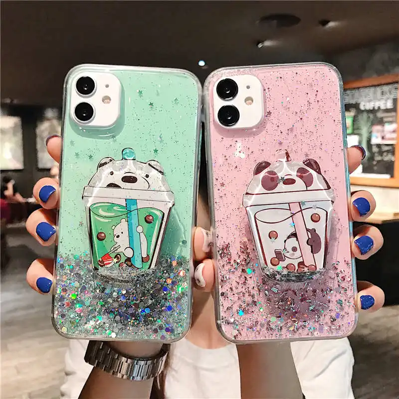 

Glitter Dinosaur stand holder Case For Samsung Galaxy A51 A71 A81 A91 A20S A10S A70 A50 A20 A10 A40 M10 M20 M30 A60 A80 A30S