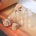 Стеклянные банки, 1 украшение для ПК дюйма, для самостоятельной сборки сообщений, стеклянные флаконы с завинчивающейся крышкой, Лидер продаж, мини-флаконы с орнаментом, банка с пробкой пробки Z0U4