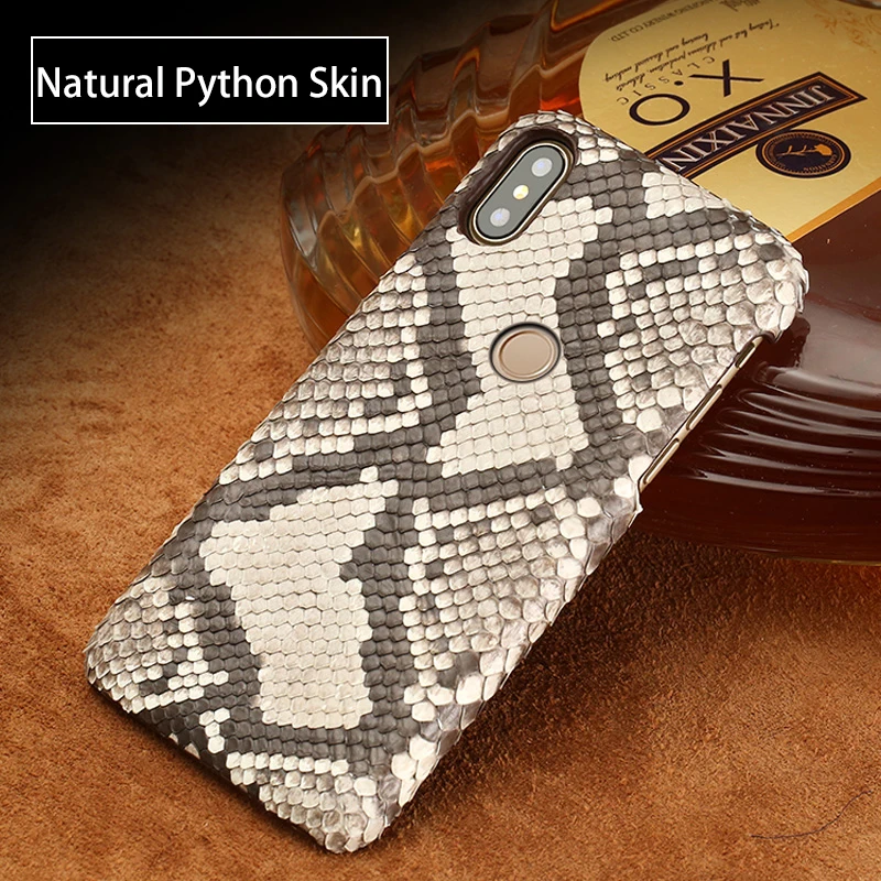 

Genuine Leather case For Xiaomi Mi 9T Pro 9 SE Mi 8 SE Lite F1 Real Python skin cover For Redmi k20 PRO 7 7A NOTE 7 5 5PLUS 4x