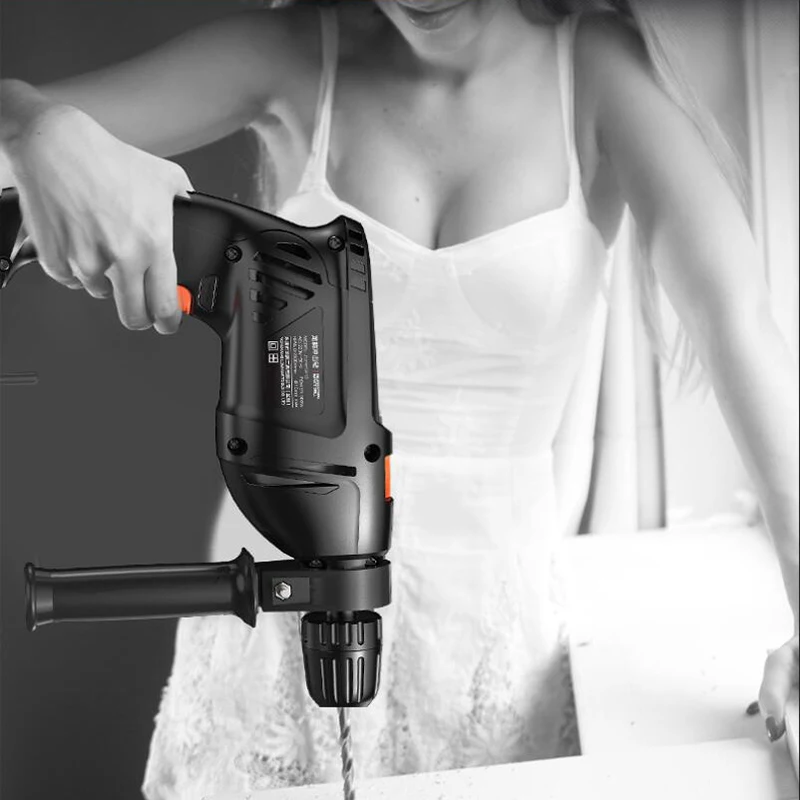 LOMVUM электрическая дрель 220 В домашний электроинструмент отвертка ударная