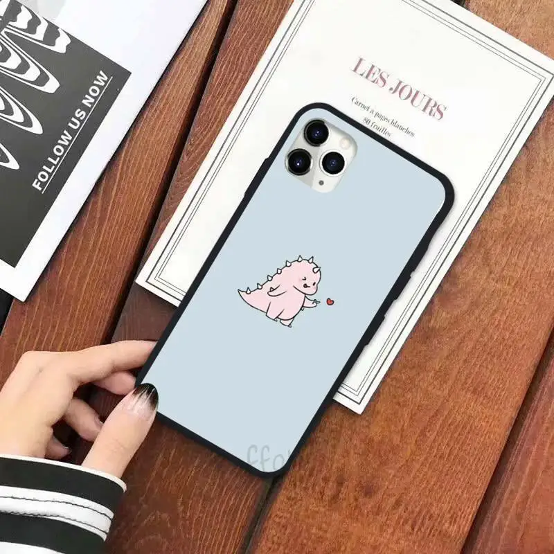

Little dinosaur high quality shell Phone Case for iPhone 11 12 pro XS MAX 8 7 6 6S Plus X 5S SE 2020 XR