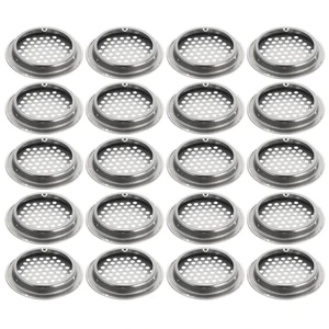 20 шт вентиляционный шкаф вытяжная вентиляционная решетка набор из нержавеющей стали Щелевая решетка для шкафа циркуляционные части воздуха