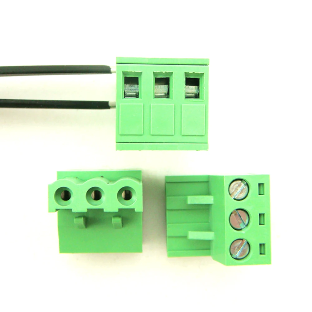 (100pcs) 2EDGK-5.08-3P+ 2EDGRC-5.08-3P Bend Pin Screw Terminal Block Connector 3pin 5.08mm Free shipping | Обустройство дома
