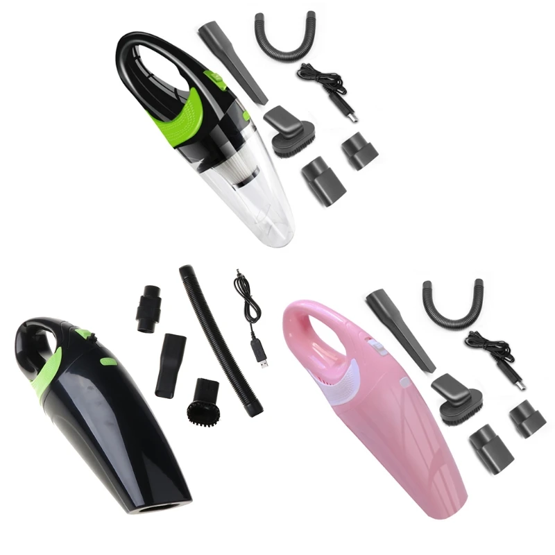 

120W USB Wireless Car Vacuum Cleaner Portable Handheld Wet&Dry Use Rechargeable