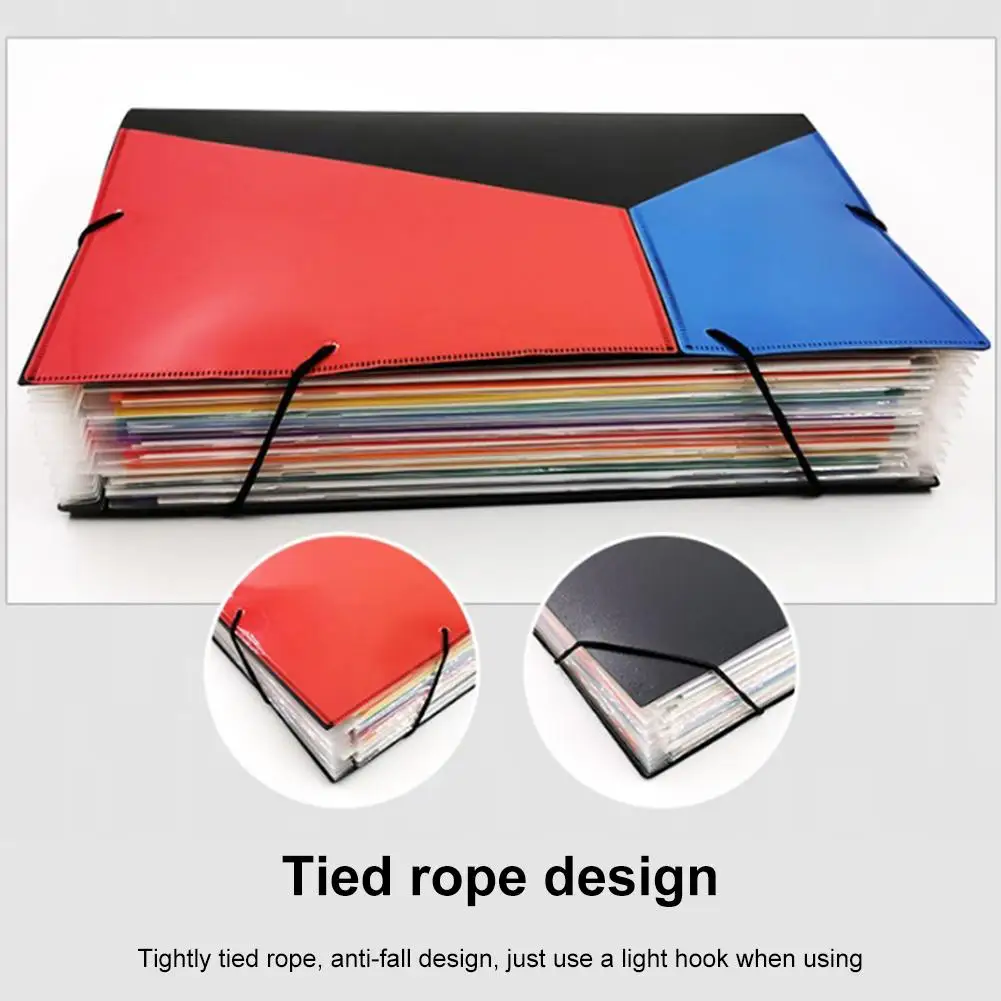 13 карманов расширяющаяся папка для документов органайзер портативная А4