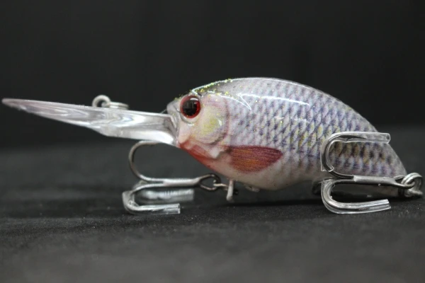 HC733X447 wLure 11g 8.5cm Deep Water Real Skin Painting Tight Floating Crankbait Cutting Blade Treble Hooks Fishing Lures HC733 - Цвет: HC733X447