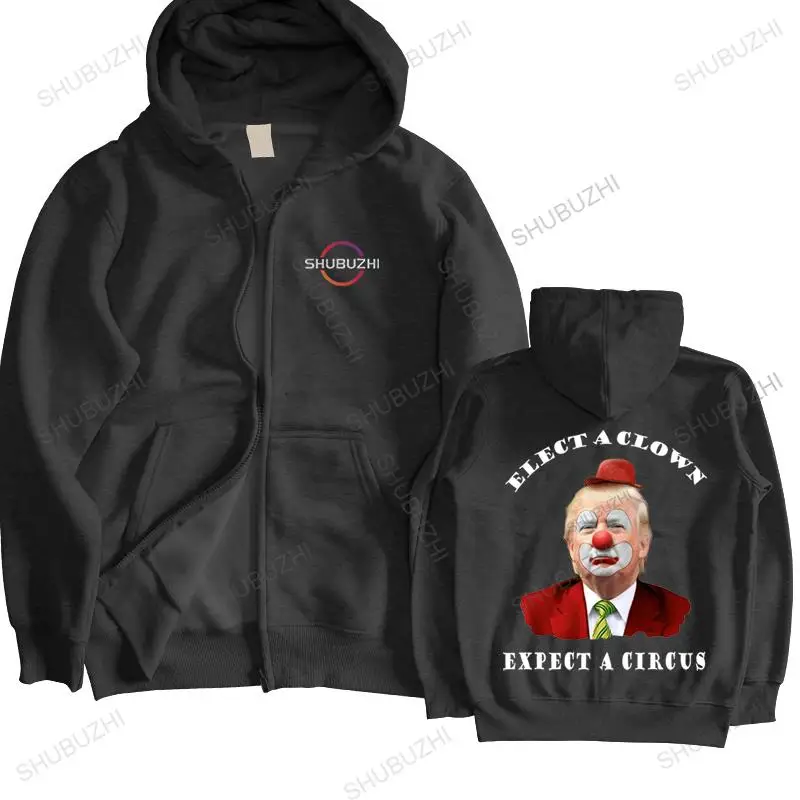 

men autumn sweatshirt black streetwear hoody Trump Elect A Clown Expect A Circus Elect A Clown Classic unisex jacket Outwear