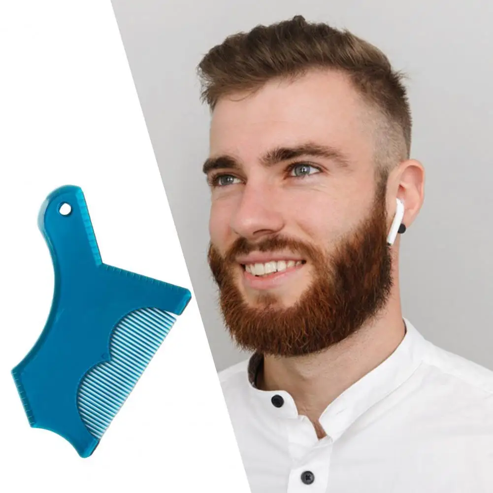 

Beard Shaper Smooth Skin Safe Plastic Multi-liner Beard Shaper Template for Family