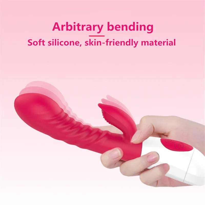 Секс-игрушки Вращающиеся вибраторы Нагревающий вибратор Гибкий дилдо для женщин Стимулятор клитора Мощные женские точки G Взрослые продукты на.