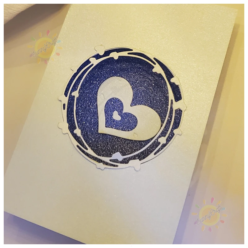 

Loving Round Cutting Dies for DIY Scrapbooking Album Cardmaking Decorative Embossing Making Greeting Card Paper Craft