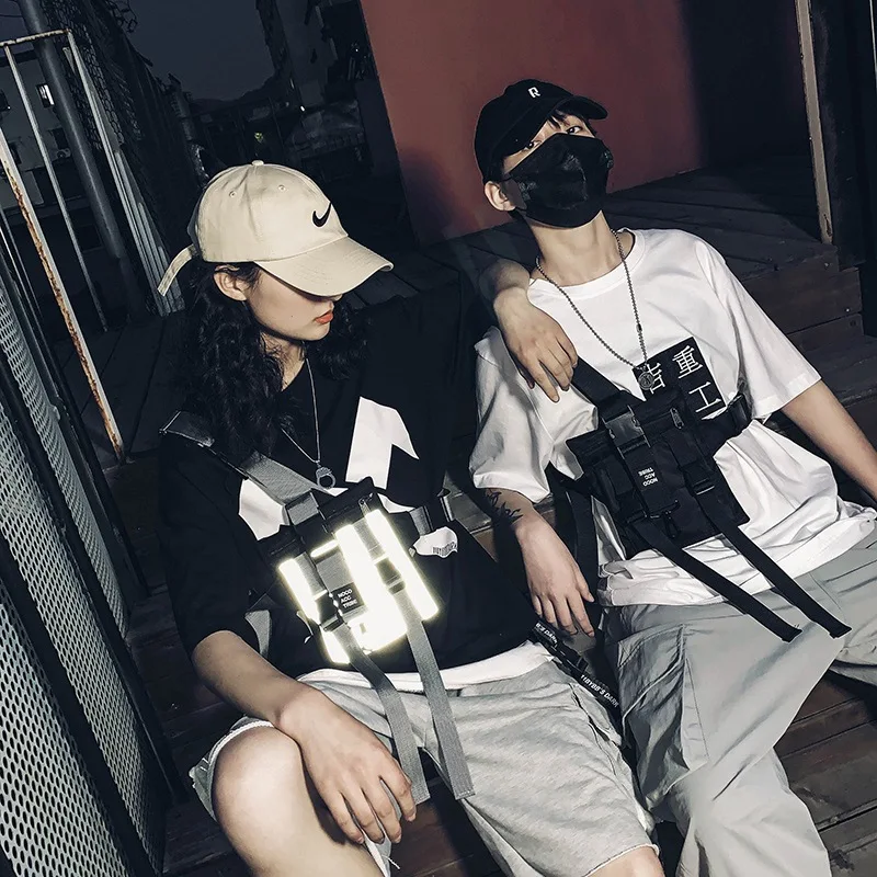 Тактические сумки через плечо Techwear для мужчин и женщин функциональная нагрудная