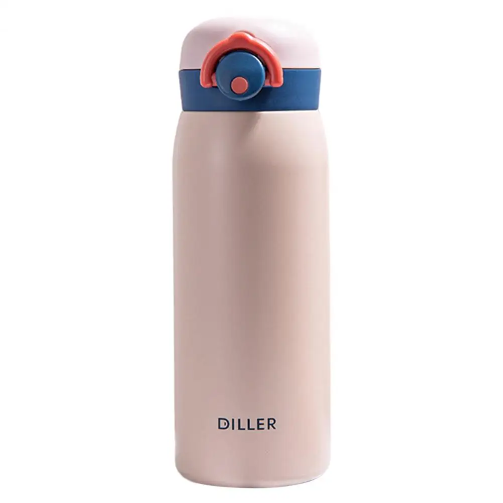 

480ml Drinking Bottle Leak-Proof Food Grade Material Portable Coffee Mug Vacuum Flask Tumbler for Sports