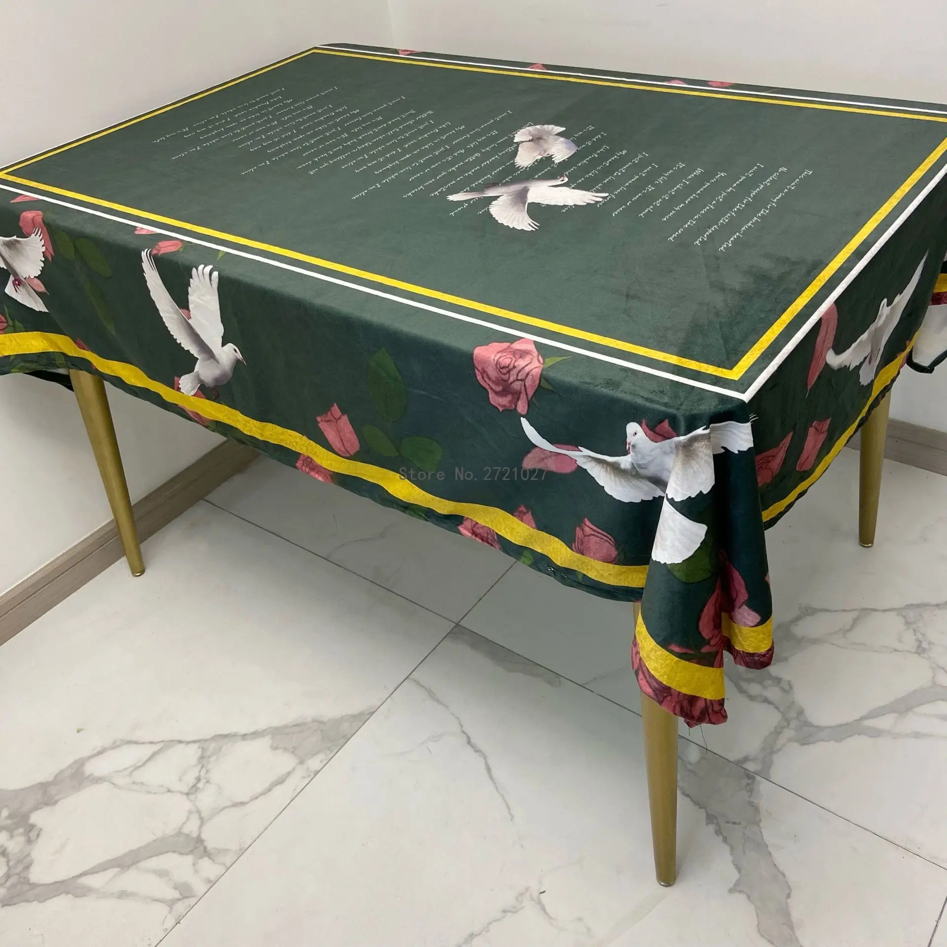 

Американский Изумрудный темно-зеленый Английский алфавит искусственный прямоугольный журнальный столик обеденный стол гостиничная Скате...