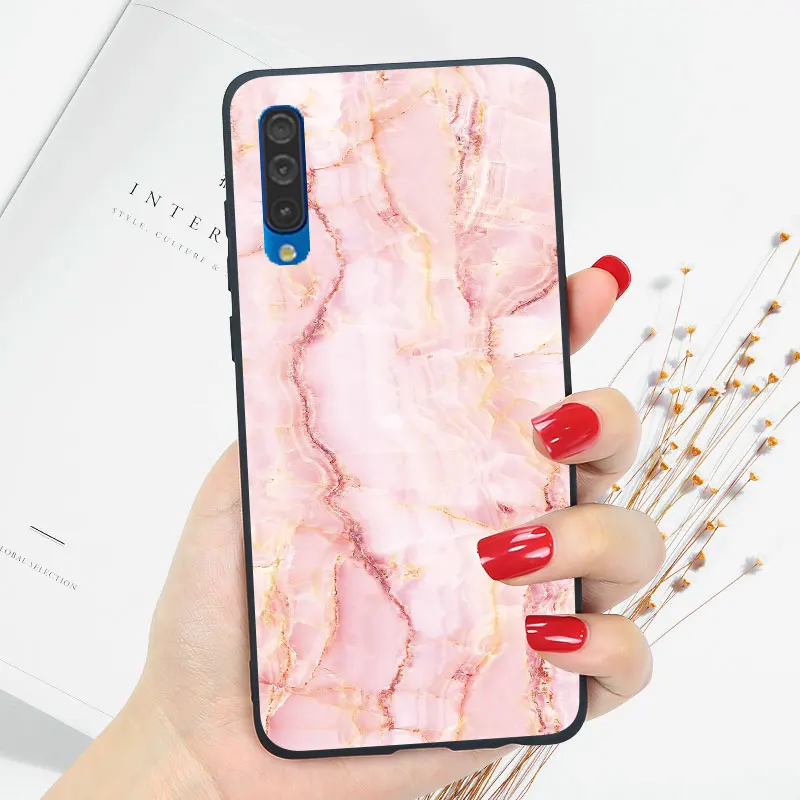 OO25 Чехол для samsung A50 A10 A20 A20e A30 A40 A70 чехол силиконовый мягкий чехол Яркий глянцевый чехол - Цвет: OO25
