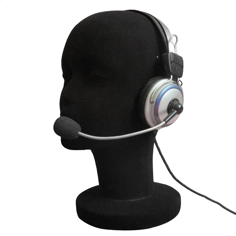 Пенопластовый Женский манекен голова гарнитура шляпа очки Модель парик волосы