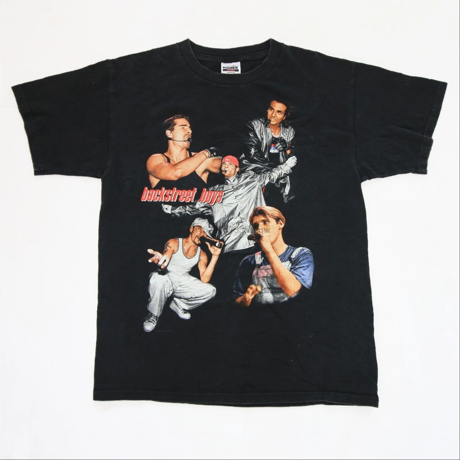 Vtg 90s Backstreet Boys 1998 футболка с вырезом на спине повязка голову для мальчиков Nsync Nkotb