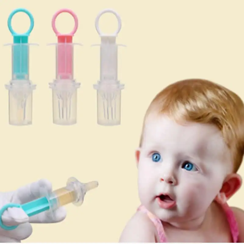 Dispensador de medicina inteligente para beb&eacute;s y ni&ntilde;os, alimentador de aguja, dispensador de medicina con gotero, utensilios de alimentaci&oacute;n para chupete-0