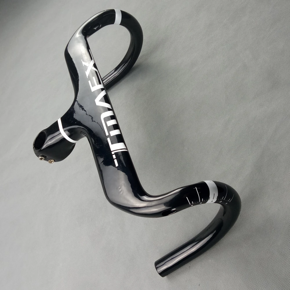 Цена УГЛЕРОДНЫЙ белый/красный/серебристый руль для дорожного велосипеда, встроенный в новое дорожное углеродное волокно 400/420/440*90/100/110/120 мм 350 г