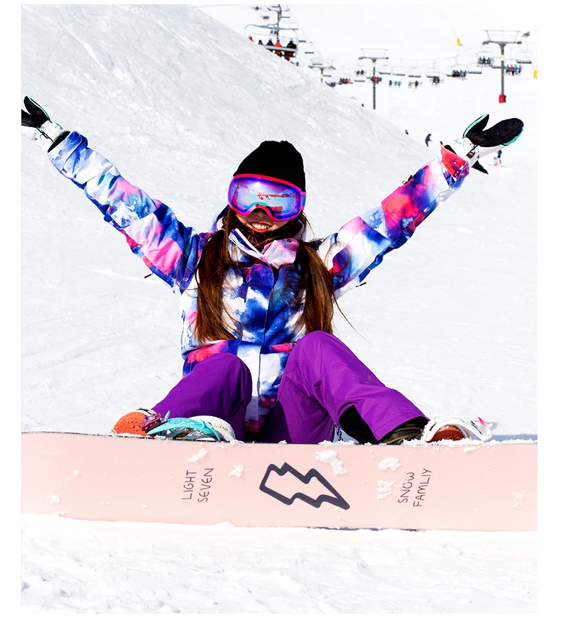 Куртка для сноуборда женская зимняя спортивная Лыжная куртка дышащая