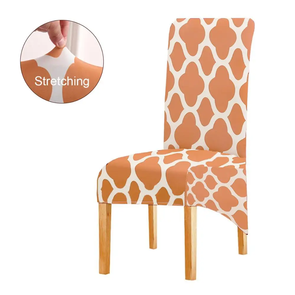 Новинка длинные женские чехлы из спандекса со стрейч принтом цветов размер XL для