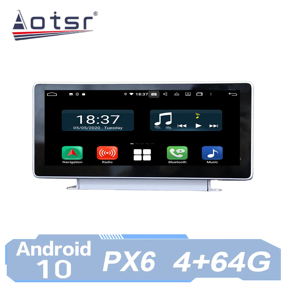

AOTSR Car Radio Auto Android 10 For Audi A4 A4L B9 S4 V9 A5 F5 2017 2018 2019 Multimedia Player GPS Navigation IPS AutoRadio
