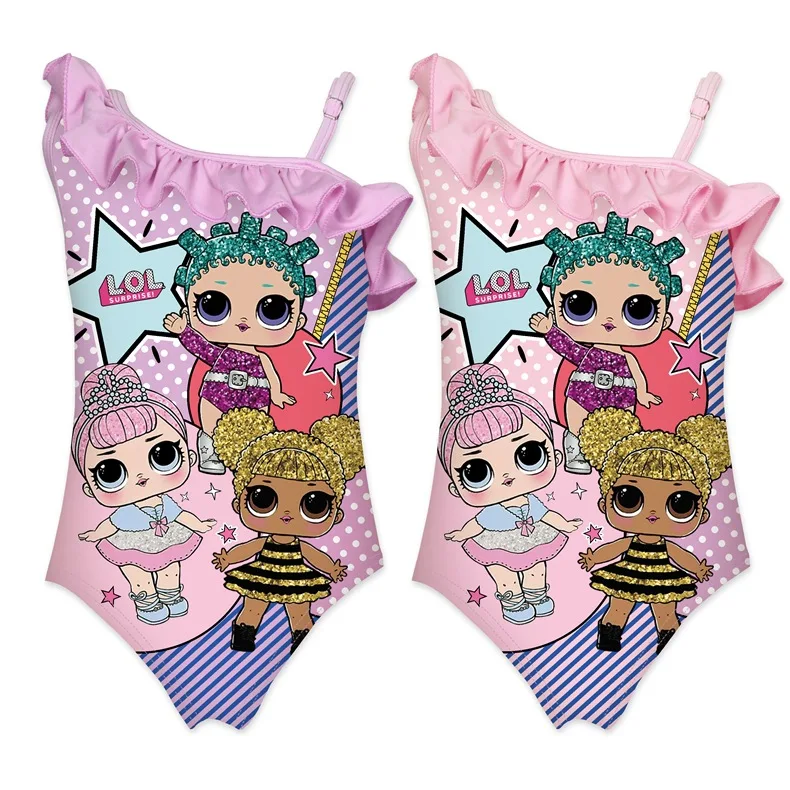 Новый сюрприз детский купальник мультфильм девочка кукла в купальнике милый