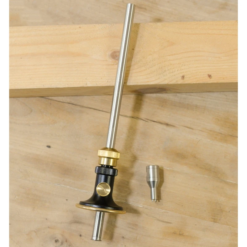 

Stainless Steel Woodworking Scriber Marking Gauge Fine Tuning Mortise Ruler Tool