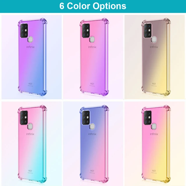 Shockproof Silicone Phone Case For Infinix Note 7 Lite 8 8i Hot 8 9 10 Lite Play Smart 4 4C 5 Zero 8 X682 X690 X683 X687 Cover 10