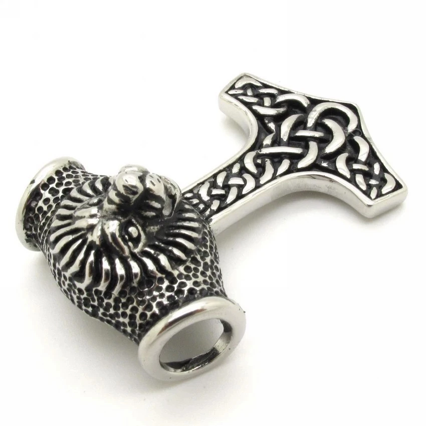 Огромный Молот Тора в стиле панк по лучшей цене кулон из нержавеющей стали 316L с