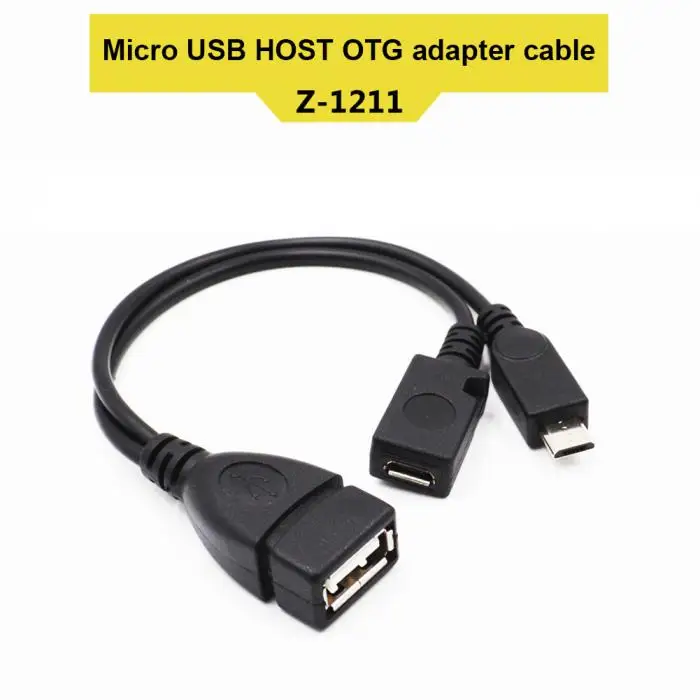 Etmakit 2 в 1 OTG Micro USB хост Мощность Y сплиттер USB адаптер к Micro 5 Pin Мужской Женский кабель для samsung/huawei