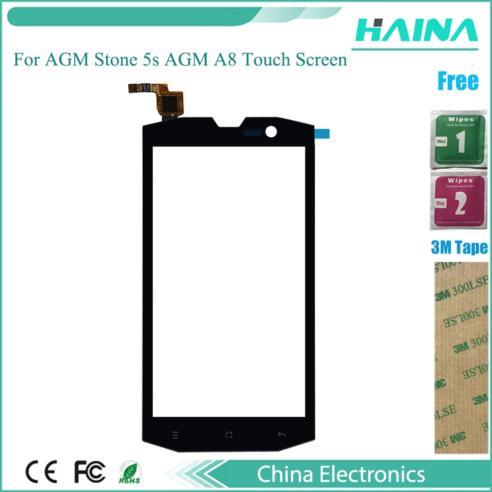 Дигитайзер сенсорного экрана для AGM Stone сенсорная панель дигитайзер A8 сенсорное