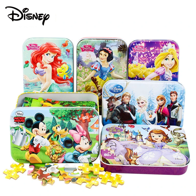 Оригинальная детская деревянная головоломка из мультфильма Диснея Микки