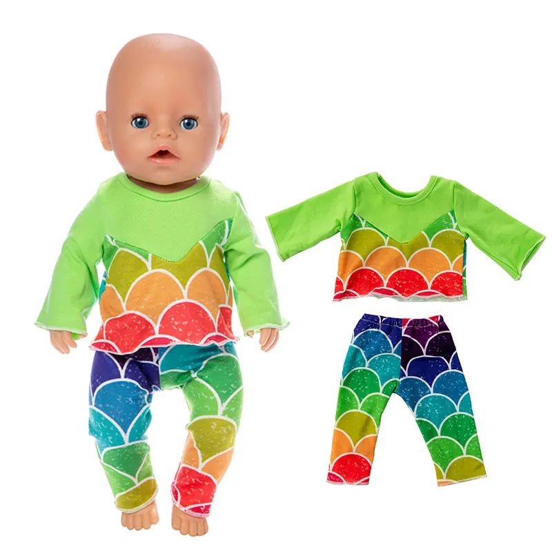 Прекрасный Костюм Куклы подходит для 43 см кукла 17 дюймов Reborn кукла аксессуары - Цвет: 07