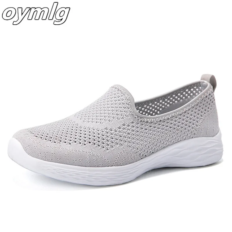 

2020 Summer Fashion Women Shoes Breathable Mesh Slip-on Casual Flats Shoes Women Sneakers Ladies Shoes zapatillas mujer