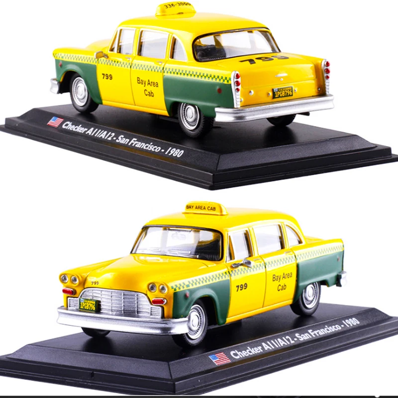 1/43 масштаб игрушки Моделирование Классический США Checker все/A12 Сан-Франсиско 1980 такси литой металл оригинальная коробка модель автомобиля украшение