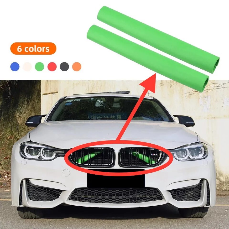 Полоски для отделки передней решетки радиатора BMW F30 F32 3 4 Series 6 цветов полоски в
