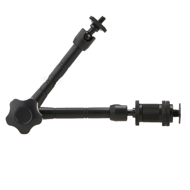 11 Inches Adjustable Magic Articulated Arm for Mounting HDMI Monitor LED Light LCD Video Camera Flash Camera DSLR