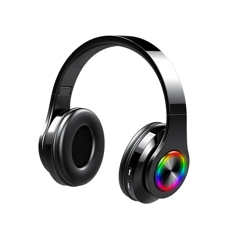 

Беспроводные Bluetooth-наушники 5,0, портативные спортивные Игровые наушники с тяжелыми басами и креплением на голову, складная Компьютерная гар...